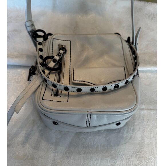 Stunning Rebecca Minkoff Jett Camera White Leather Bag - Picture 4 of 7